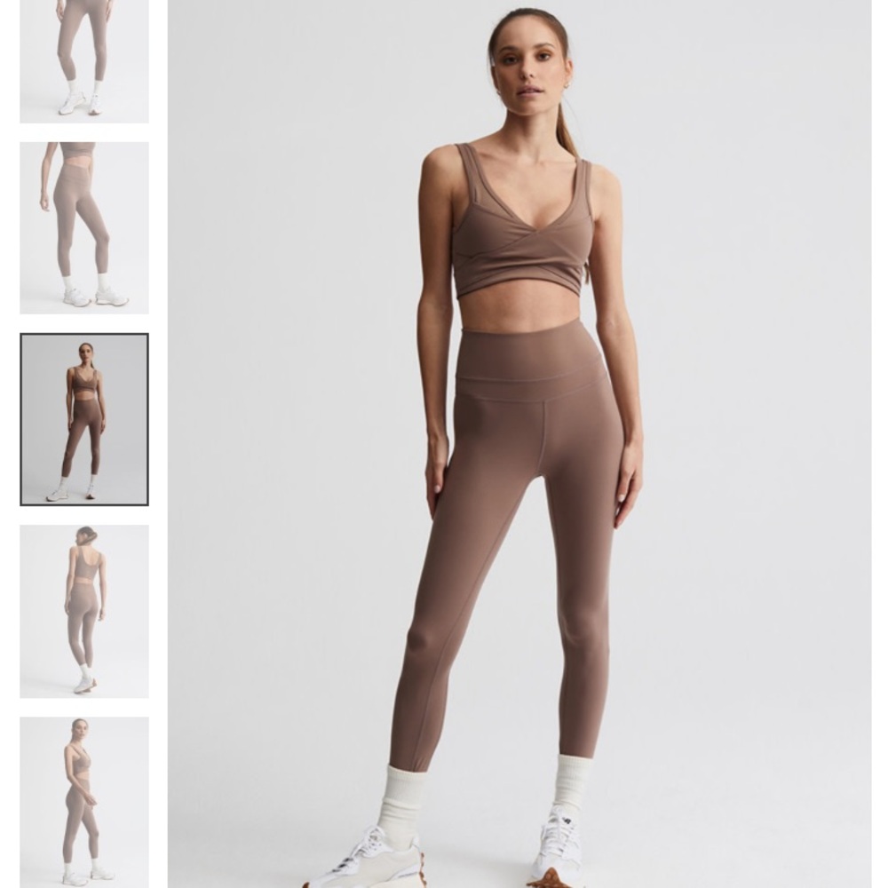 NWT Varley Let’s Move Bra Top and Super High Rise Leggings Tights TWO PIECE SET - Picture 13 of 17